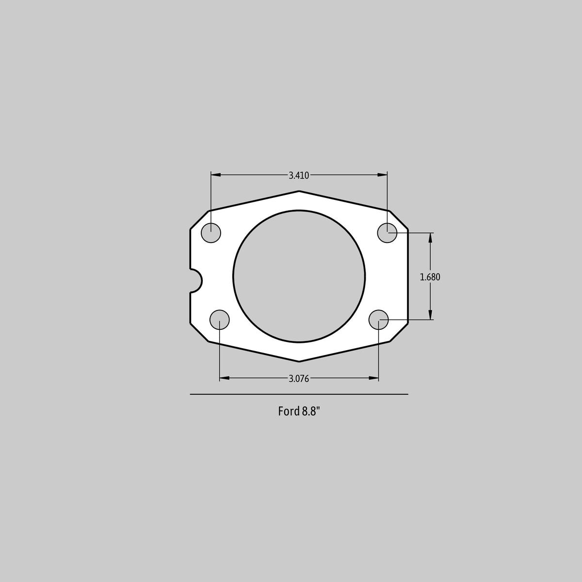 Baer SS4 Brake System Rear (1979-1992 Mustang) - 4262270S