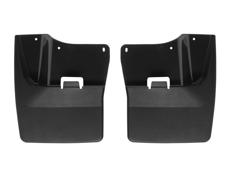 WeatherTech 20-24 GMC Sierra 2500HD/3500HD Front No Drill Mudflaps - Black
