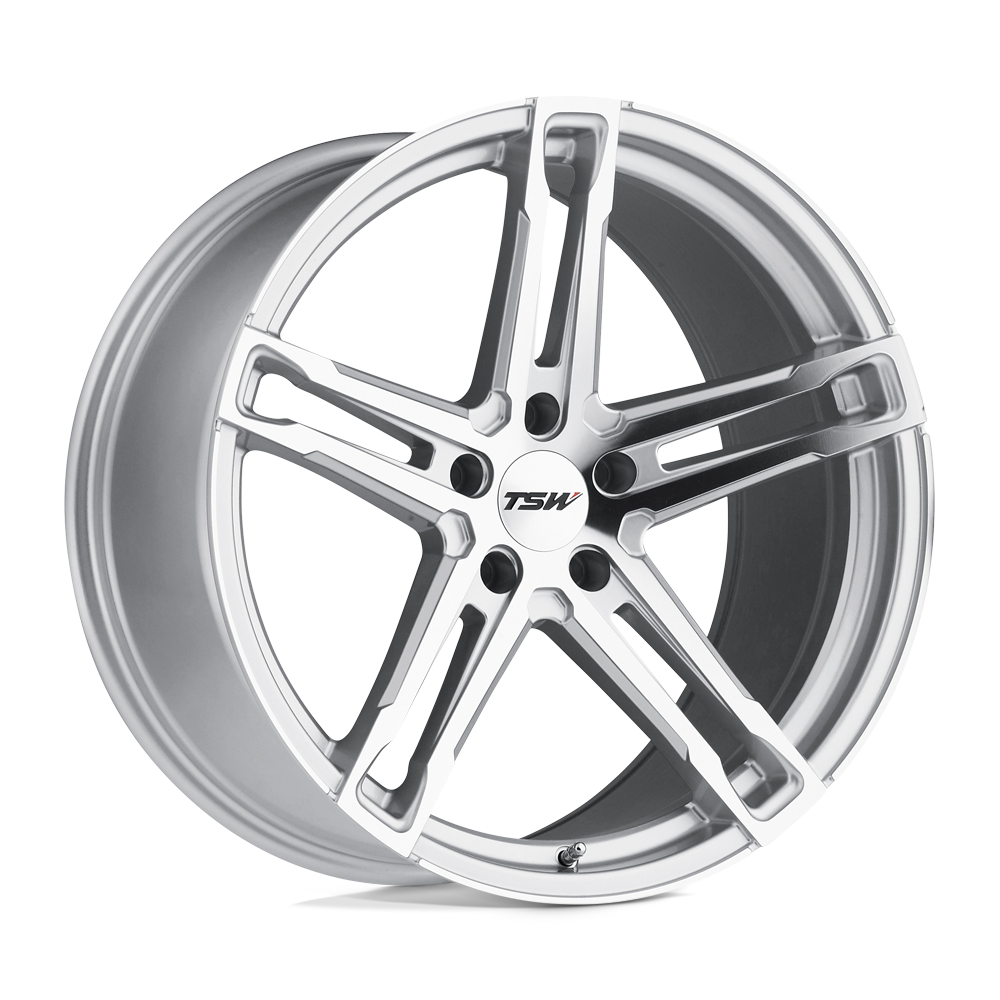 TSW Wheels Mechanica 18X10.5 in Silver W/ Mirror Cut Face - 5X4.5 Bolt, 27 Offset