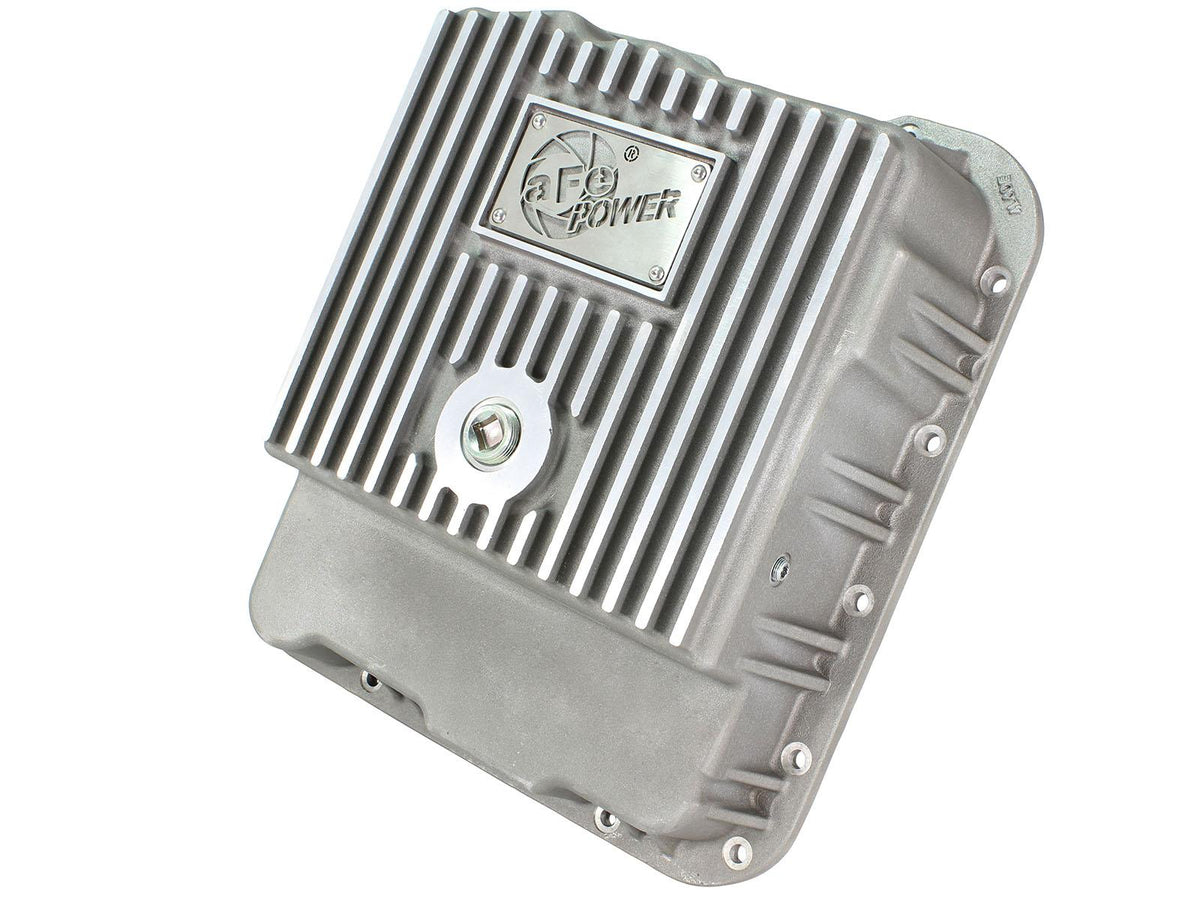 aFe POWER Transmission Pan Raw w/ Machined Fins - 46-70240