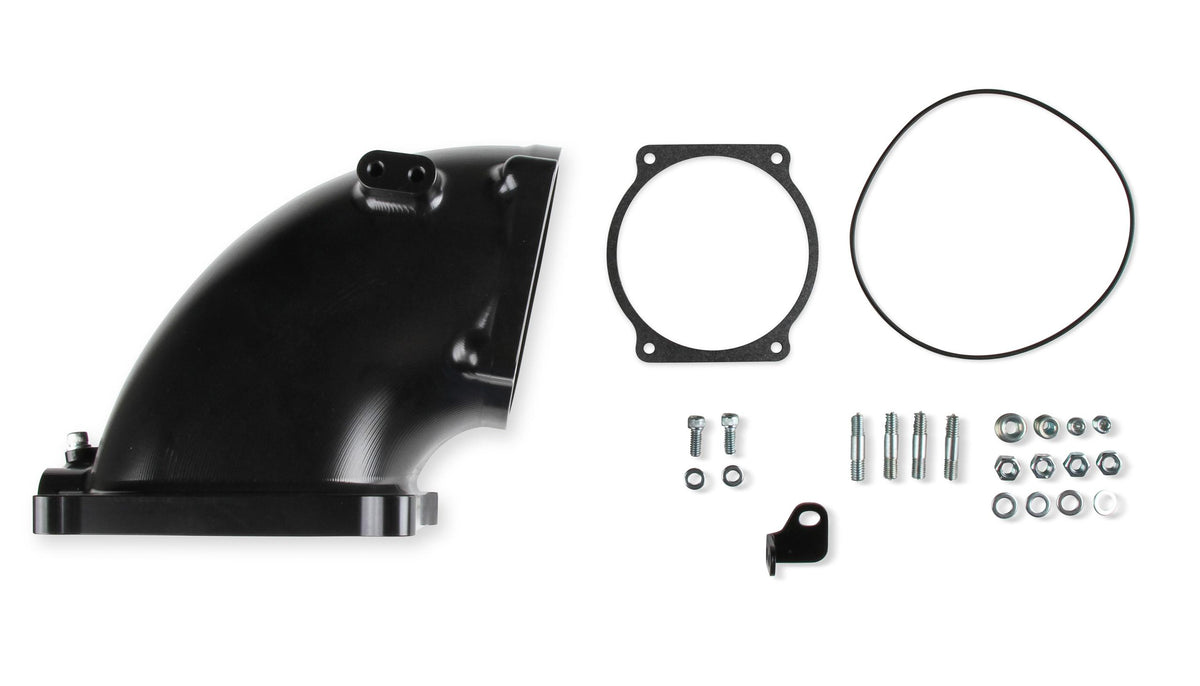 Holley Efi 300-253BK Kit, Billet Elbow Gm Ls To 4500 Black