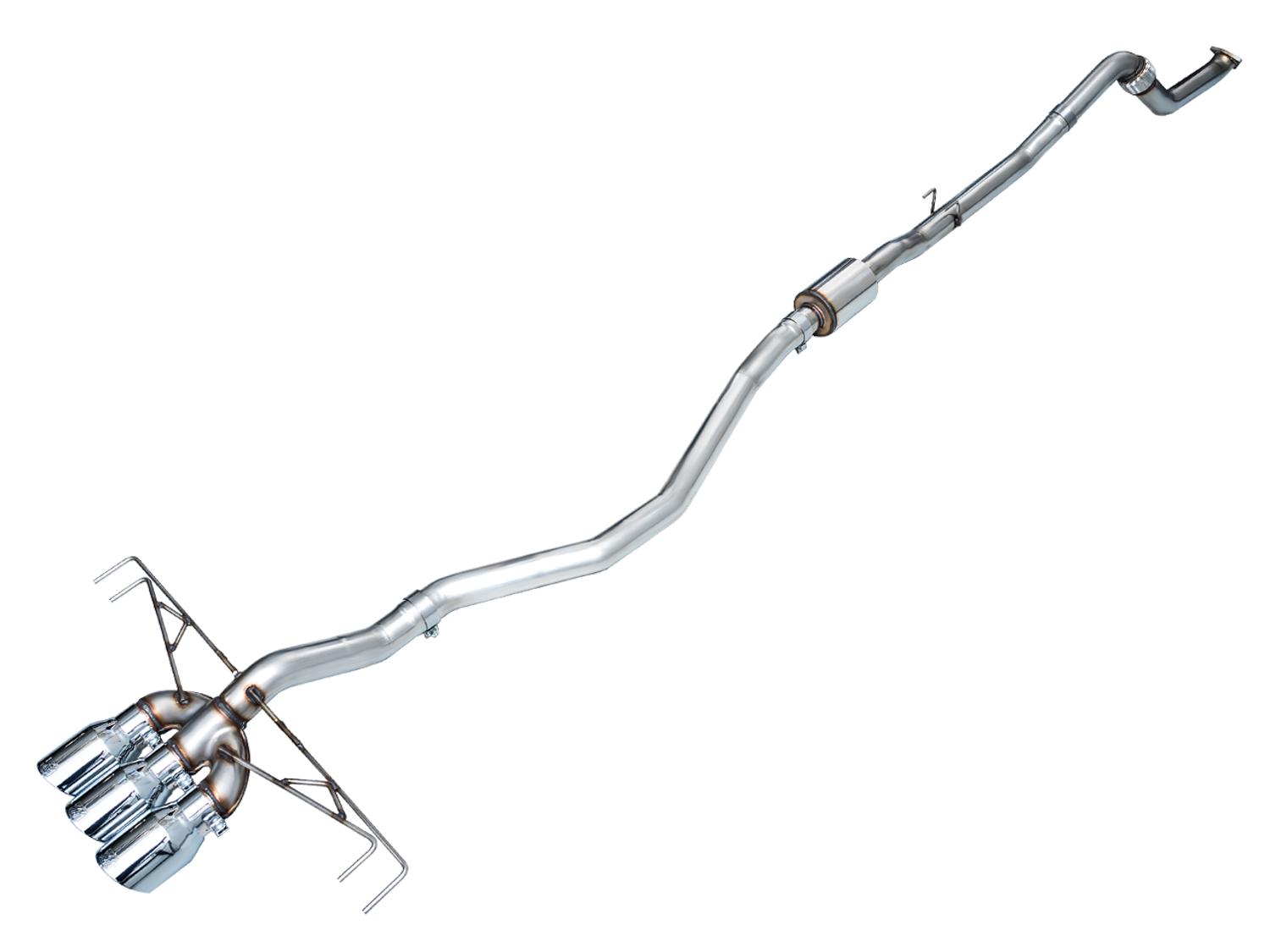 AWE Track Edition for FL5 CTR - Triple Chrome Tips - 3020-52287
