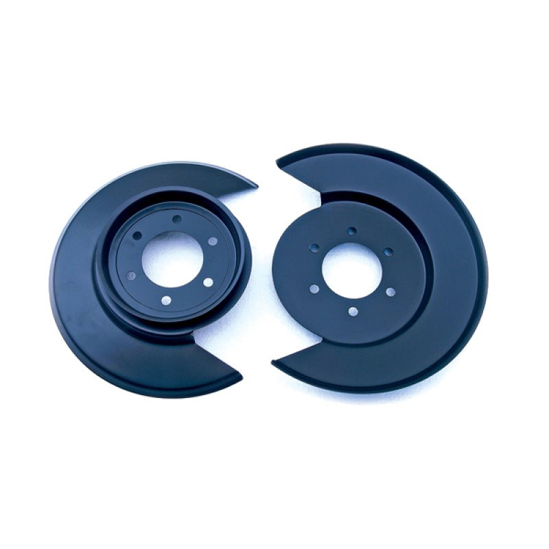 Rugged Ridge Brake Dust Shield 6- Bolt Black; 77-78 Jeep Cj5/Cj7/Cj8 Scrambler - 11212.01