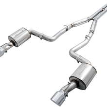 AWE 3020-32056 AWE Touring Edition Exhaust - Non-Resonated, Silver Tips (2015-2020 Dodge Charger 6.4L / 6.2L SC)