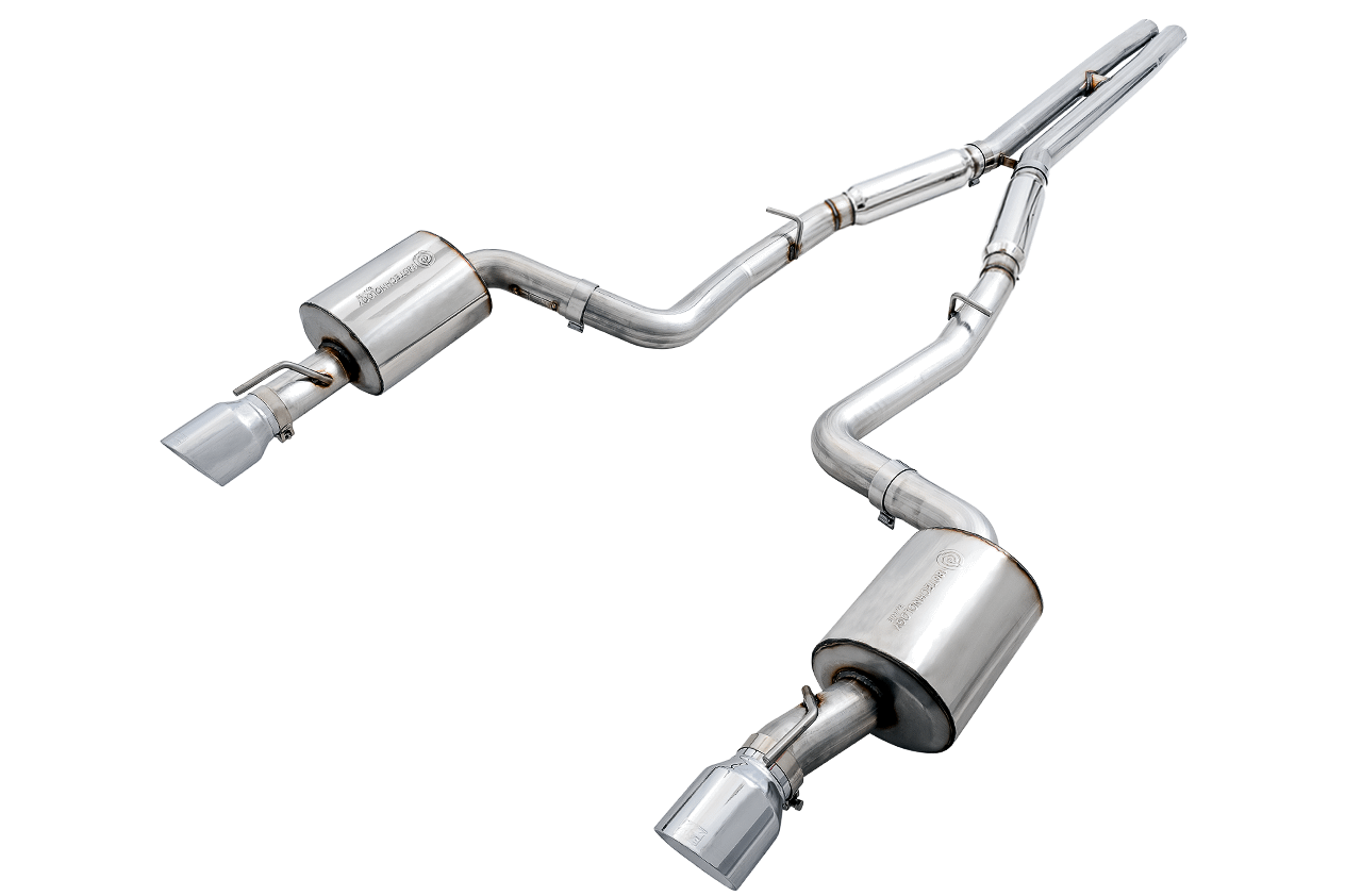 AWE 3020-32056 AWE Touring Edition Exhaust - Non-Resonated, Silver Tips (2015-2020 Dodge Charger 6.4L / 6.2L SC)