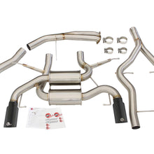 AFE MACH Force-Xp 3 IN to 2-1/2 IN Stainless Steel Cat-Back Exhaust w/ Black Tip (2011-2013 335i, 335i, 335i xDrive, 335i xDrive) - 49-36328-B