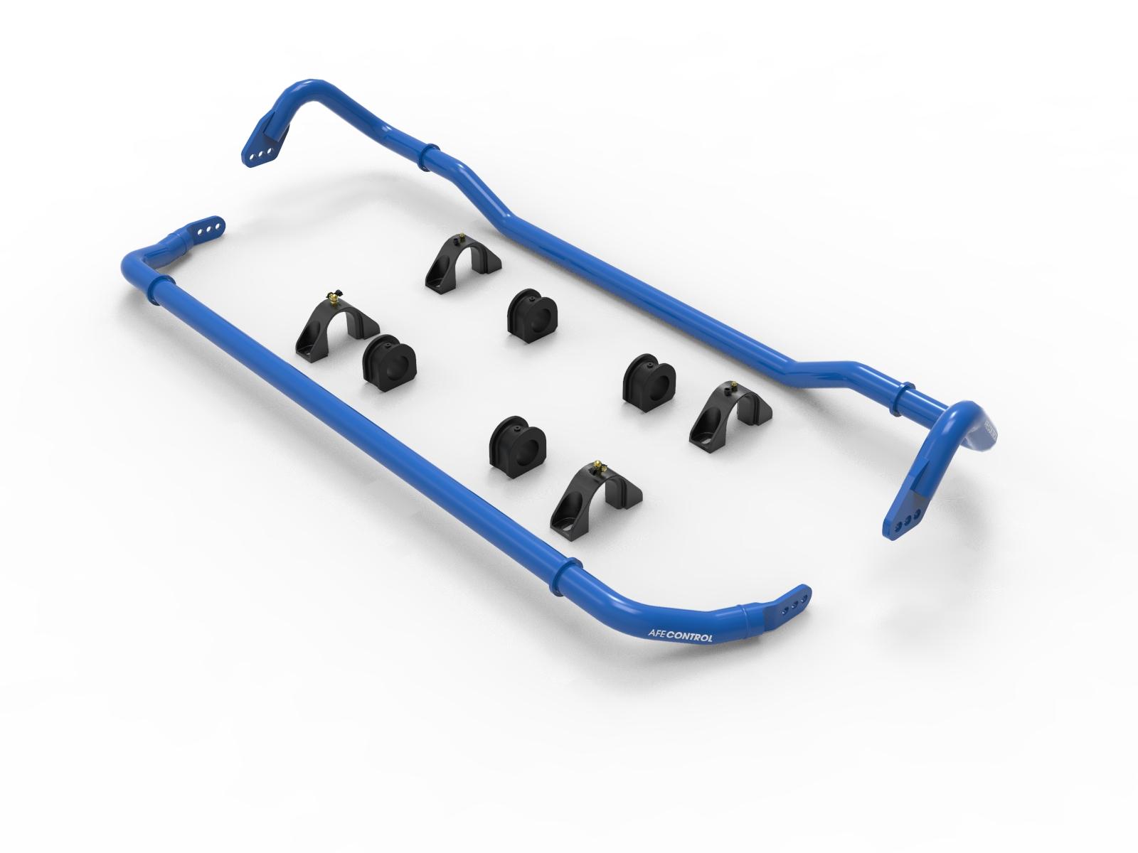 AFE aFe Control Front and Rear Sway Bar Set Blue (Chevrolet Corvette (C8) 2020 V8-6.2L) - 440-401008-L