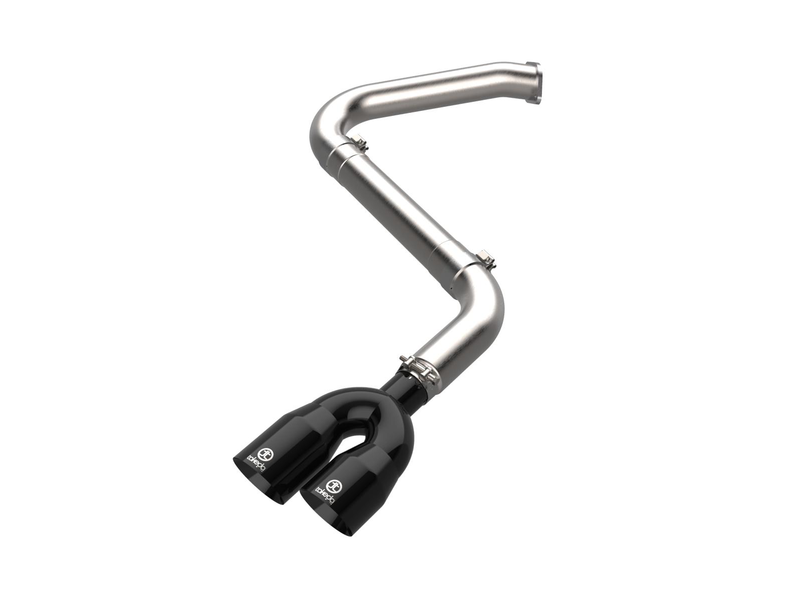 AFE Takeda 3 IN 304 Stainless Steel Axle-Back Exhaust w/ Black Tips (2021-2025 Elantra N Line) - 49-37045-B
