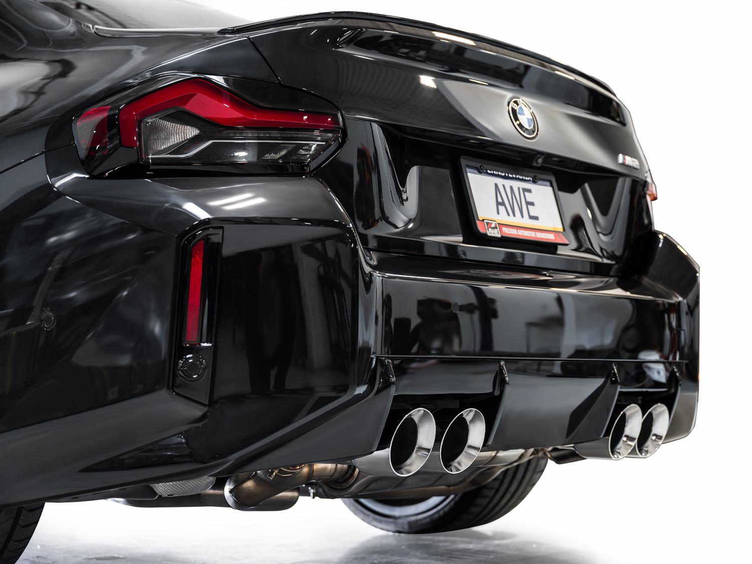 AWE SwitchPath™ Exhaust for BMW G87 M2 - Chrome Silver Tips - 3025-42487