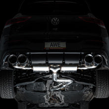AWE Touring Edition Exhaust for Volkswagen MK8 Golf R - Chrome Silver Tips - 3015-42658