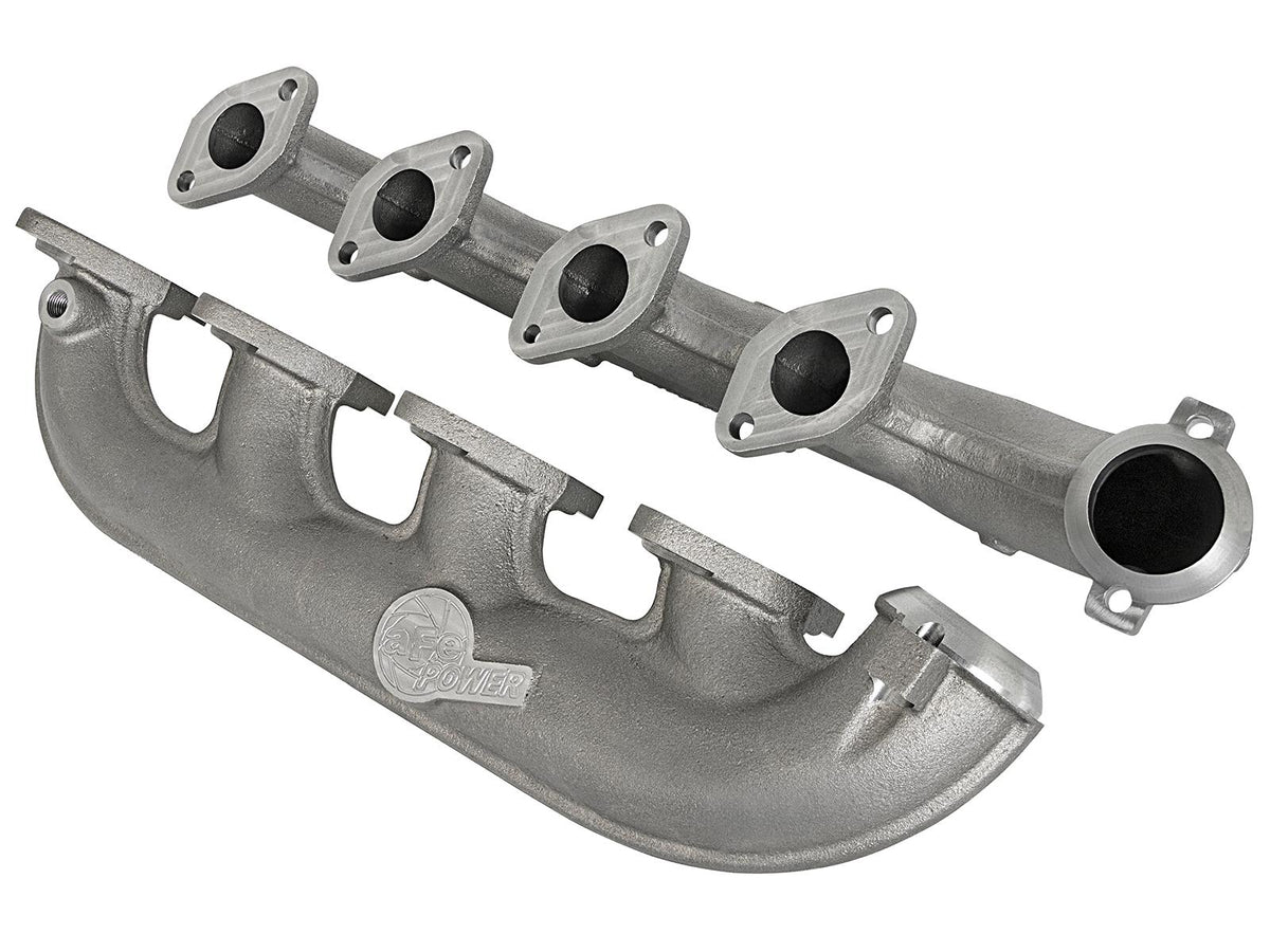 AFE BladeRunner Ported Ductile Iron Exhaust Manifold (2004-2007 F-250 Super Duty, F-350 Super Duty, F-450 Super Duty, F-550 Super Duty) - 46-40094