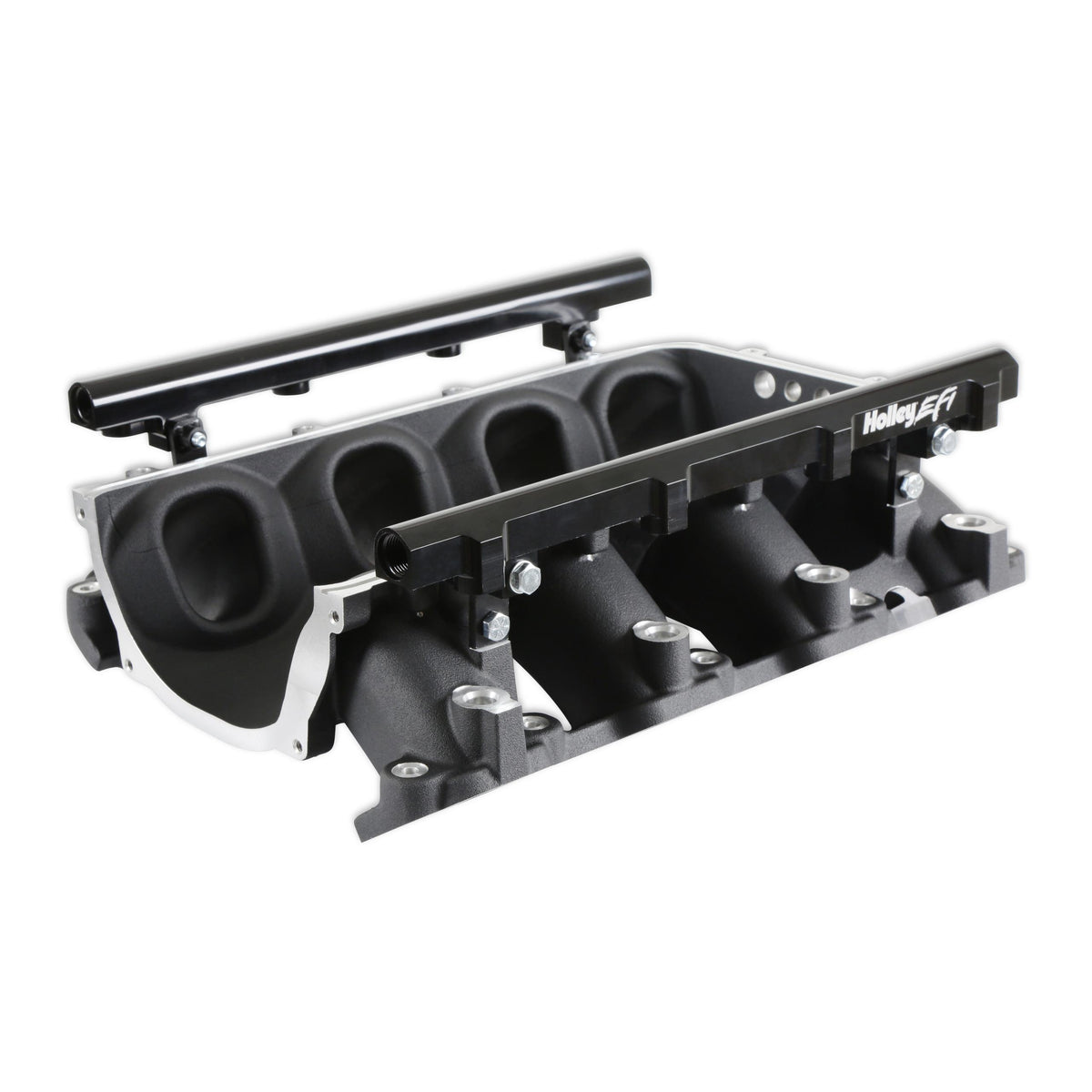 Holley Efi Ultra Lo-Ram Intake Manifold Base - 300-713BK