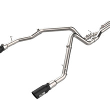 AFE Vulcan Series 3 IN to 3-1/2 IN Stainless Steel Cat-Back Exhaust System Black (2021-2025 F-150 Raptor) - 49-33151-B