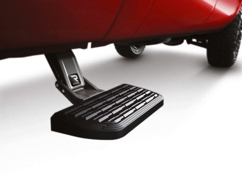 AMP Research Bedstep®2 Flp Dwn Side Bmpr Stp 2023-2025 F-250/350 - Passenger Side Only (2023-2025 F-250 Super Duty, F-350 Super Duty) - 75423-01A