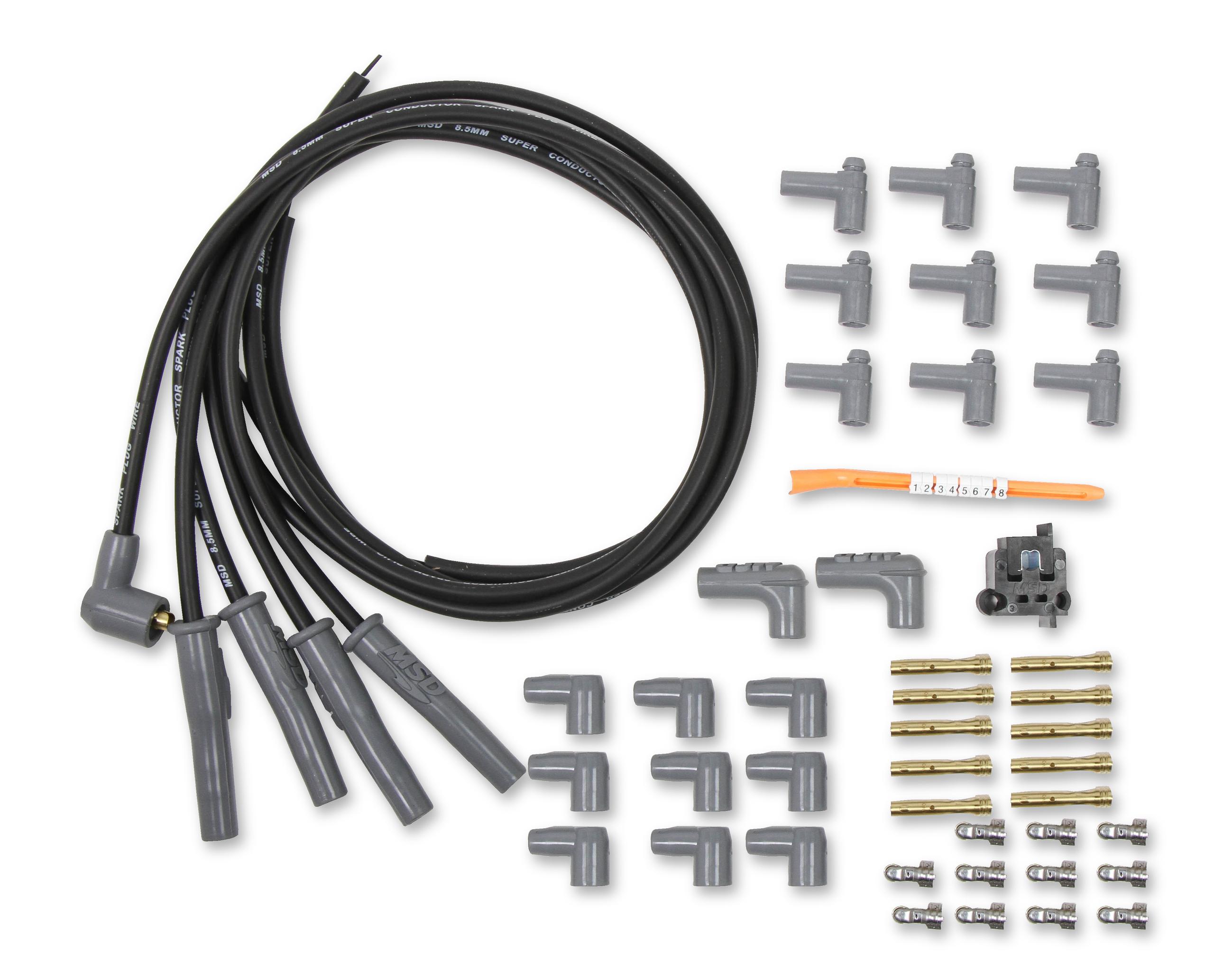 Universal 4 cylinder 8.5mm Super Conductor Wire Set.  - 31153