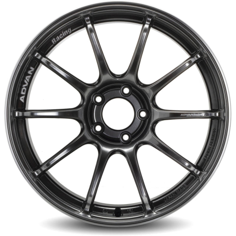 Advan RSIII 18x9.0 +35 5-114.3 Hyper Black & Ring Wheel - YA38I35EHBR