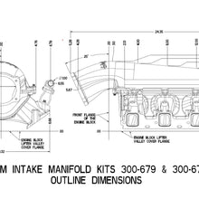 Holley EFI Lo-Ram Intake Manifold Base - 300-683BK