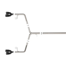 AFE Takeda 3 IN to 2-1/2 IN 304 Stainless Steel Axle-Back Exhaust w/ Black Tip (2021-2024 K5 GT) - 49-37043-B