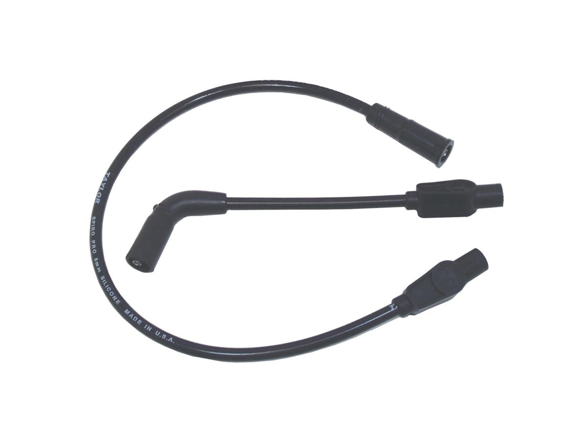 TAYLOR CABLE 8mm Spiro-Pro black 21.5/9in custom MC 180 Spark Plug Wires - 10033