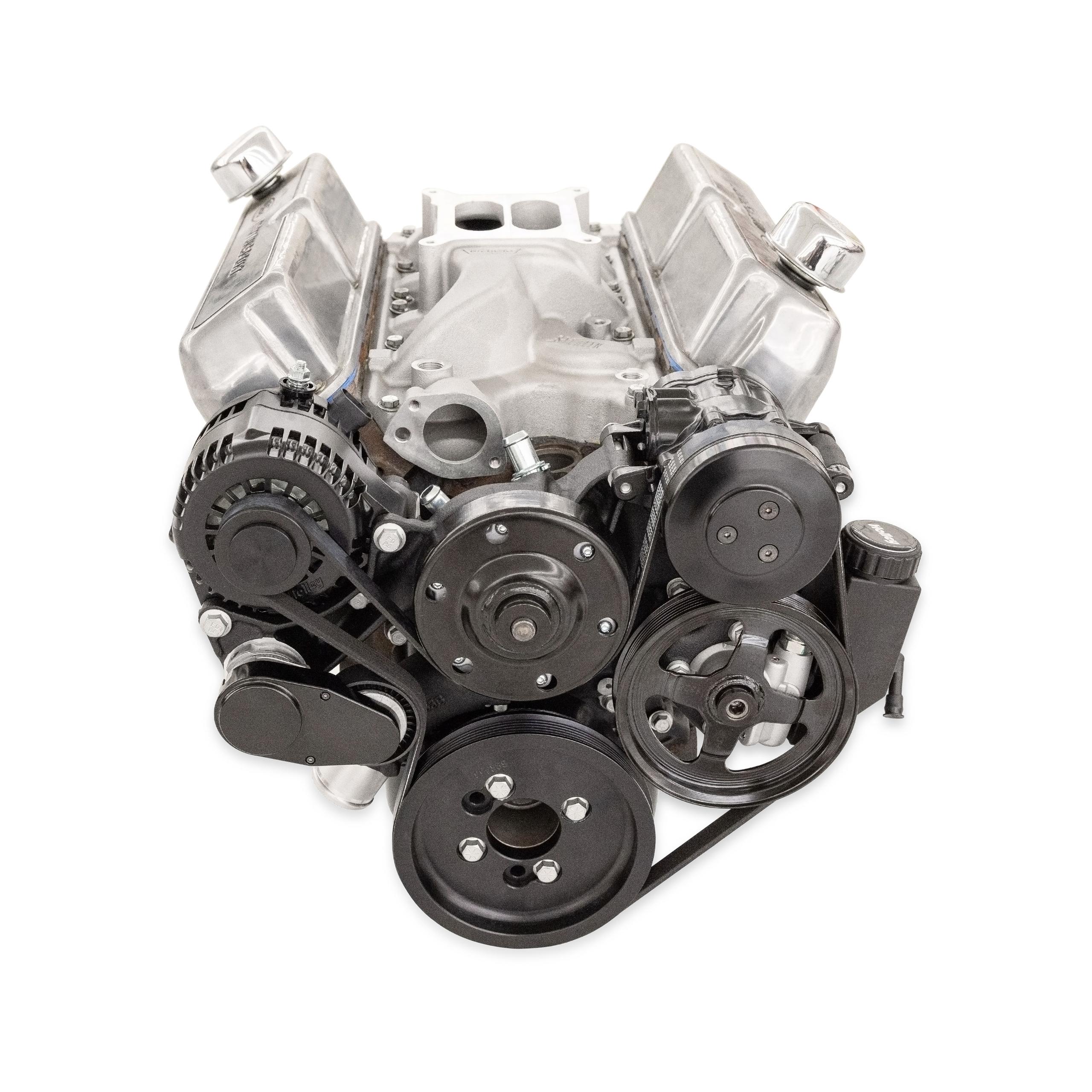 Holley Small Block Ford Mid-Mount Complete Accessory System - 20-370BK