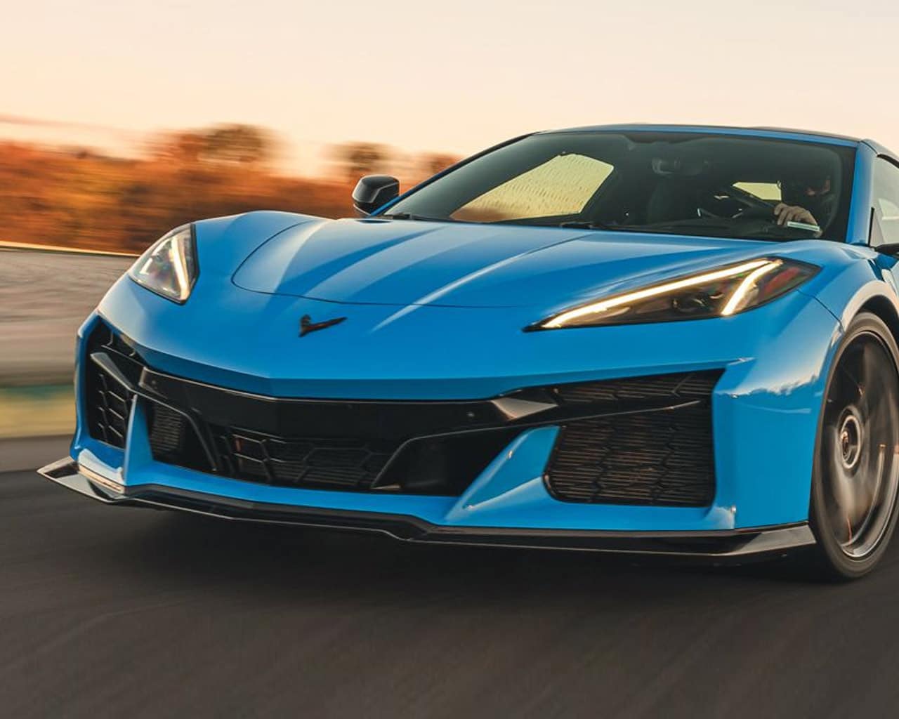 C7 Carbon Corvette C8 | Z07 3 Piece Front Splitter For Z06 without Canard Slots - Composite Unpainted - C8Z-1A2-3