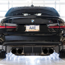 AWE Track Edition Catback Exhaust - Diamond Black Tips (2021+ BMW G8X M3 / M4) - 3020-42482