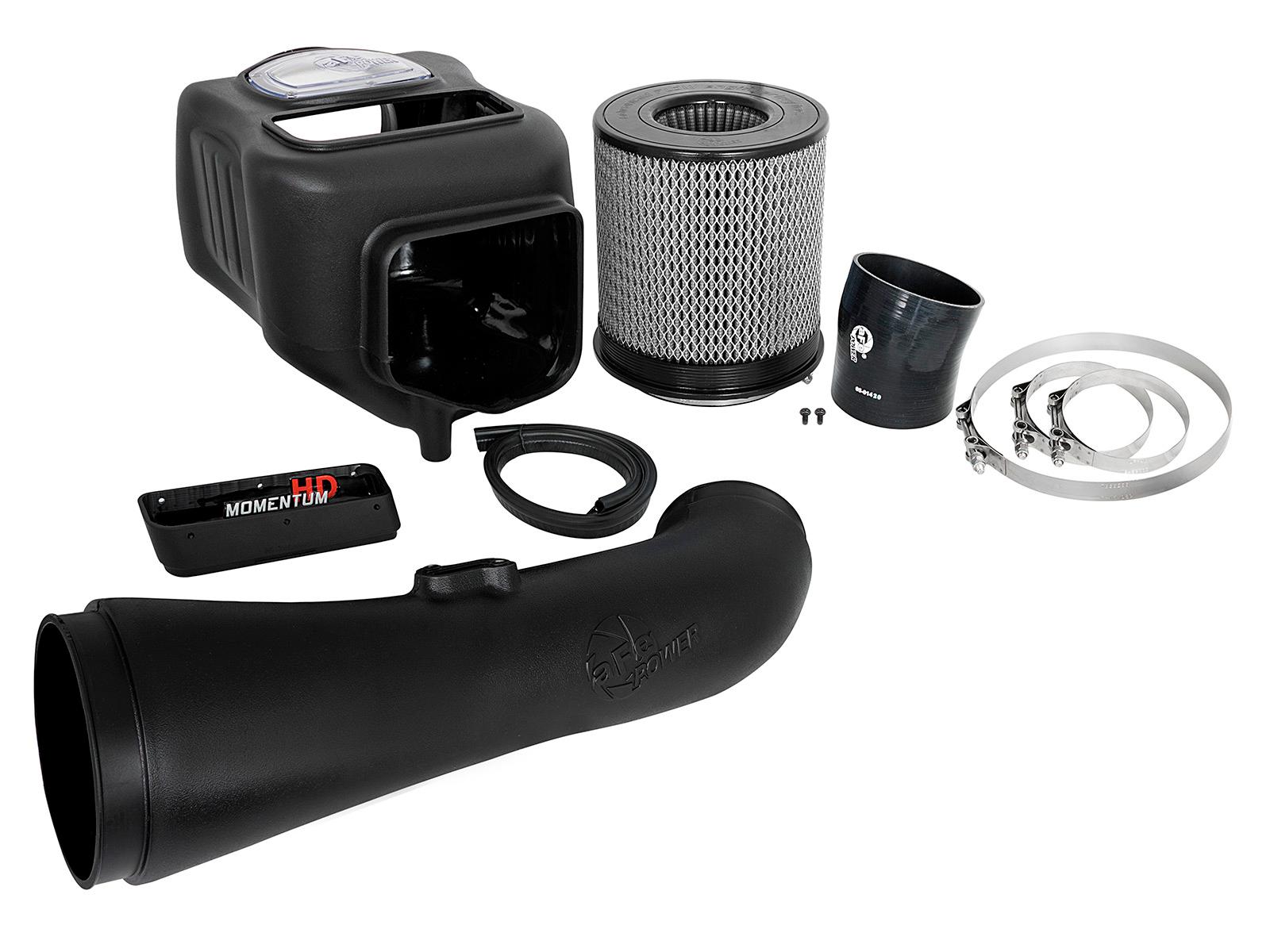 AFE Momentum HD Cold Air Intake System w/ Pro DRY S Media (2017-2019 Silverado 2500 HD, Silverado 3500 HD, Sierra 2500 HD, Sierra 3500 HD) - 51-74008