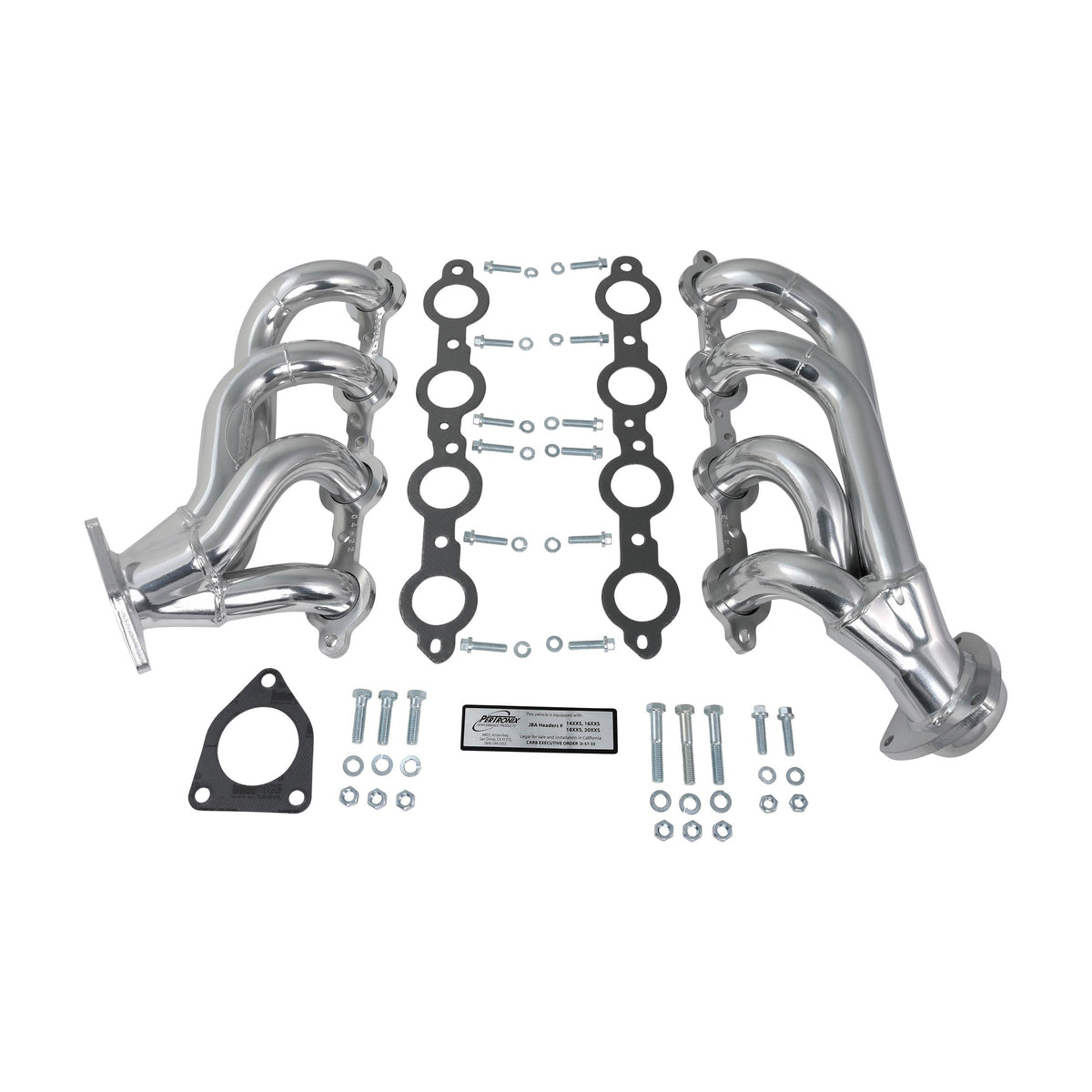 JBA 02-2013 GM Truck/Suv 4.8/5.3 &amp; '07-14 6.0/6.2L &amp; 14-19 HD Sil Cer - 1850S-2JS