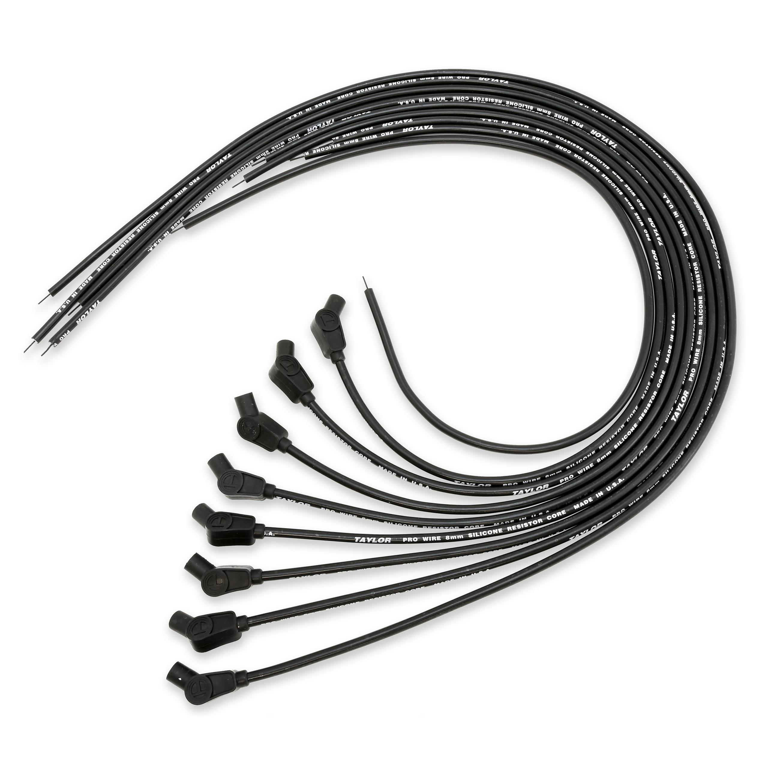 TAYLOR CABLE 8mm Pro Wire RC univ 8 cyl 135 black - 70053