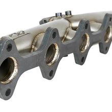 AFE Twisted Steel 304 Stainless Steel Header w/ T3 Turbo Flange (Dodge Diesel Trucks 98.5-02 L6-5.9L (td)) - 48-32020