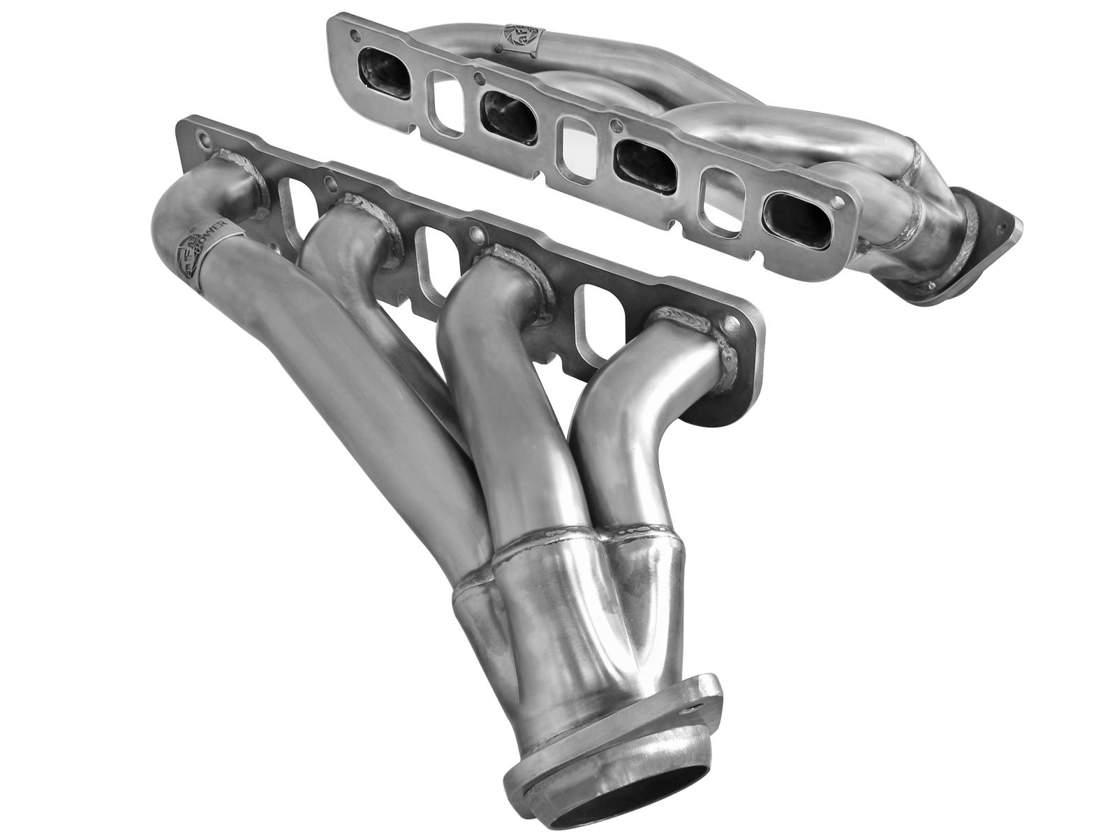 AFE Twisted Steel 409 Stainless Steel Short Tube Header (Dodge Challenger SRT-8 11-15 V8-6.4L) - 48-42002