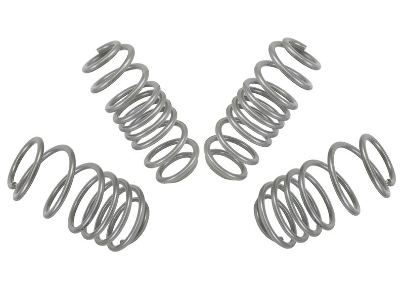 Whiteline Performance Coil Springs Lowered Suits GTI Models Front And Rear Performance Coil Spring Kit Lowers Vehicle 25MM Front And 20MM Rear Whiteline - WSK-VWN003