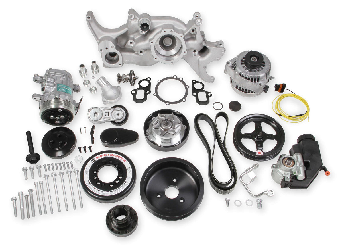 Holley Premium Mid-Mount Complete Accessory System for LT Engines.  - 20-200