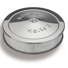 Holley 14" Chrome Round Air Cleaner.  - 120-102