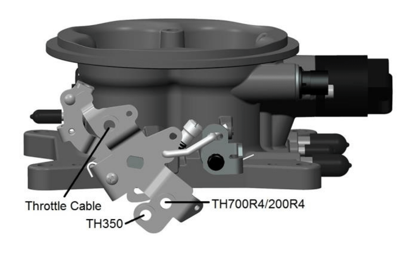 Holley Efi 112-587 Mpfi Throttle Body -  Hard Core Gray