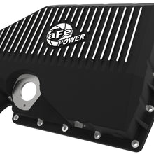 AFE Pro Series Rear Differential Cover Black w/ Machined Fins - 46-71210B