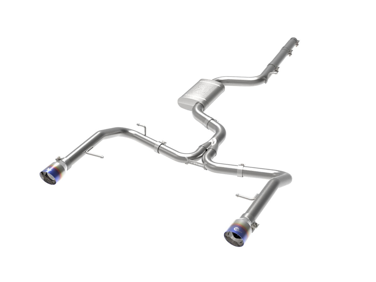 AFE MACH Force-Xp 3 IN to 2-1/2 IN Stainless Steel Cat-Back Exhaust System Polished (VW Jetta GLI (MKVII) 19-20 L4-2.0L (t)) - 49-36432-L