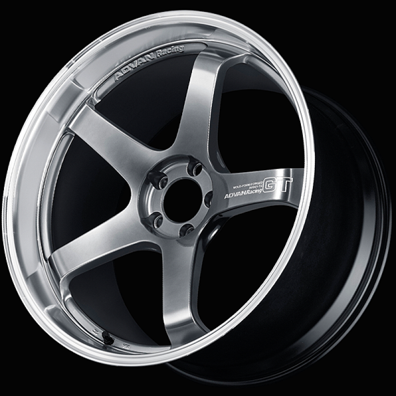 ADVAN RACING GT PV 20X9.0 +20 5-120 MACHINING & HYPER PLATINUM BLACK - YAQ0I20WPBP