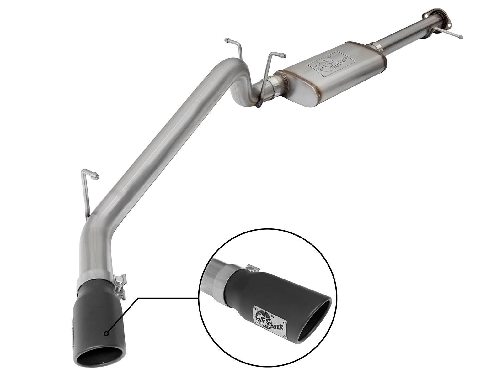 AFE MACH Force-Xp Cat-Back Exhaust System w/ Black Tip (2015-2021 Colorado, Colorado, Canyon, Canyon) - 49-44058-B