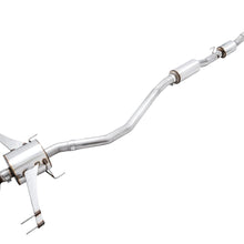 AWE Touring Edition Exhaust for FK8 Civic Type R (includes Front Pipe and DualPhase Mid Pipe) - Triple Diamond Black Tips - 3015-43000