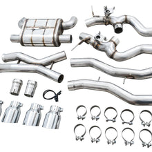 AWE SwitchPath  Catback Exhaust - Chrome Silver Tips (2021+ BMW G8X M3 / M4) - 3025-43480