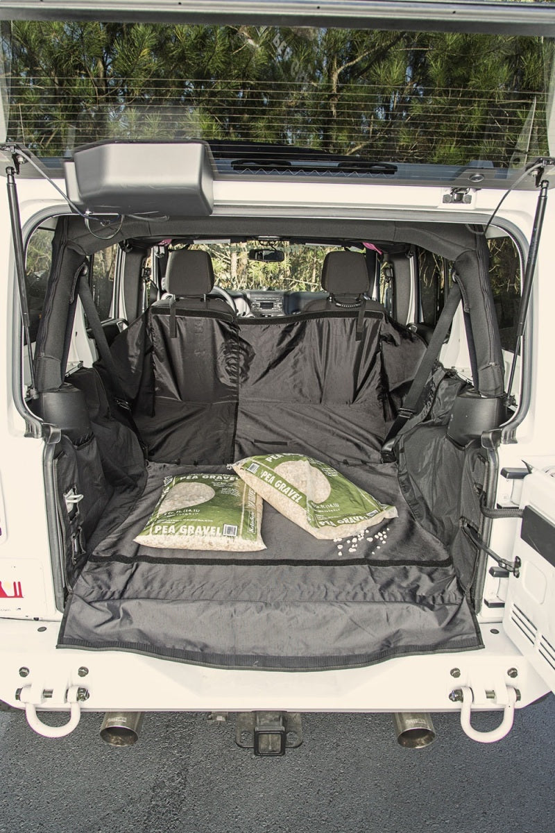 Rugged Ridge C3 Cargo Cover No Subwoofer; 07-18 Jeep Wrangler Jku 4 Door - 13260.01