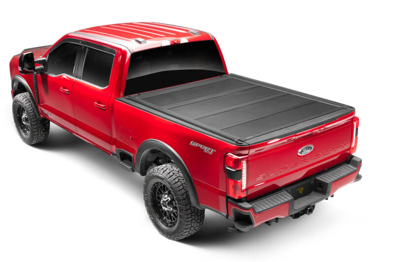 BAK Industries BAKFlip MX4 TS Hard Folding Truck Bed Cover - 2022-2025 Toyota Tundra 6' 7" Bed without Deck Rail System without Trail Special Edition Storage Boxes - 449441TS