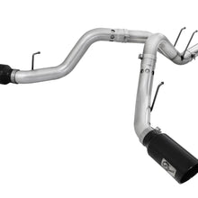 AFE ATLAS 4 IN Aluminized Steel DPF-Back Exhaust System w/Black Tip (2011-2014 F-250 Super Duty, F-350 Super Duty) - 49-03065-B