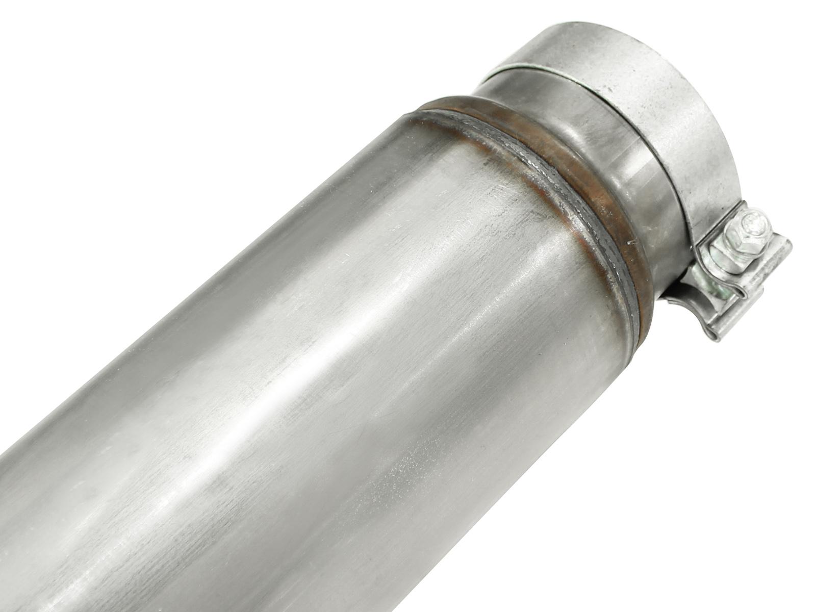 AFE Large Bore-HD 5 IN 409 Stainless Steel DPF-Back Exhaust System (2007-2012 2500, 3500, Ram 2500, Ram 3500) - 49-42016
