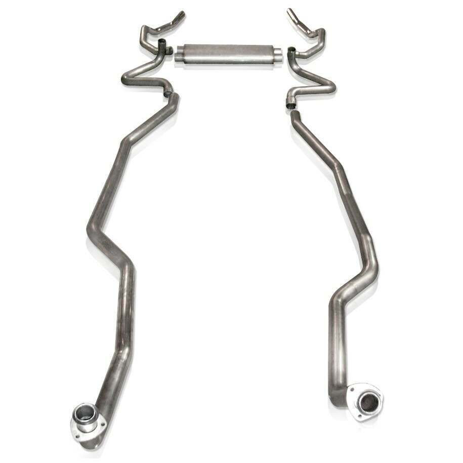 Stainless Works SBC Catback Transverse Muffler Fits Factory Manifolds (1969-1969 Camaro) - CA6913S