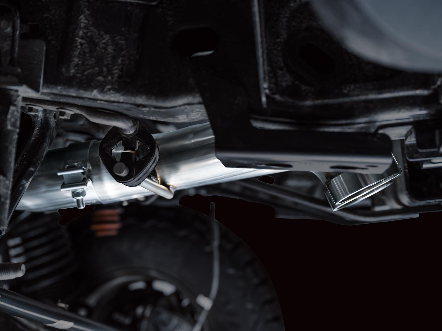 AWE 3" SwitchPath Catback Exhaust System - Dual BashGuards (2022-2025 Ford Bronco Raptor 3.0L) - 3025-31327