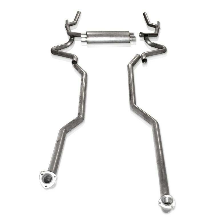 Stainless Works Catback Transverse Muffler Fits Factory Manifolds (1970-1981 Camaro) - CA7213S