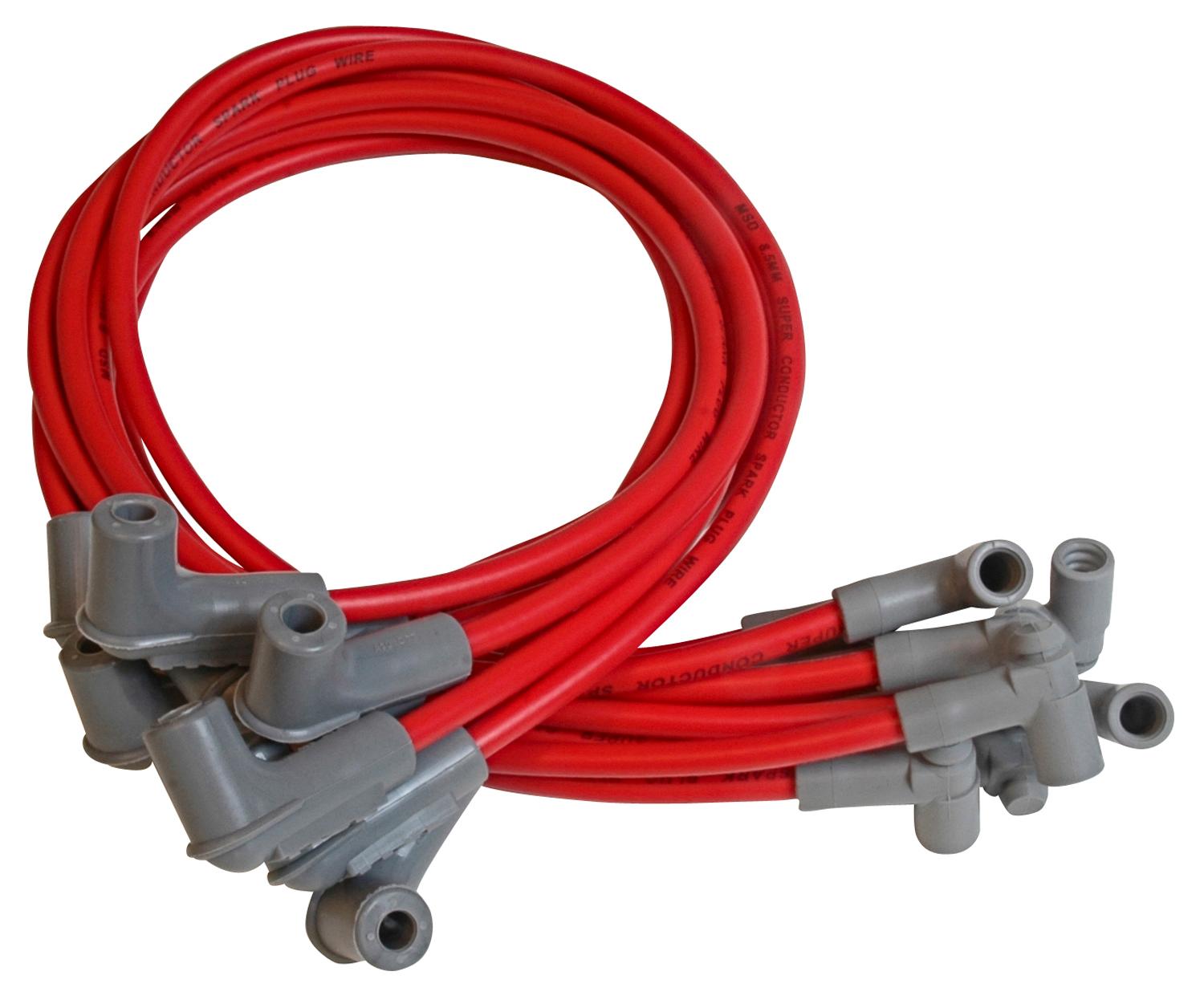 Super Conductor Spark Plug Wire Set, Big Block Chevy for use with HEI Tower Cap.  - 35609