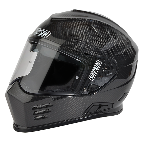Simpson Racing Ghost Bandit Carbon Fiber Motorcycle Helmet - Extra Small - GBDXSC